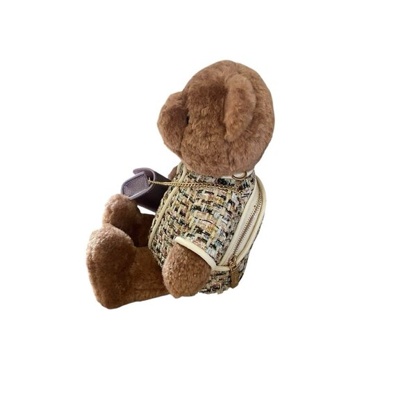 Kate Spade 3D Teddy Bear Crossbody Bag Brown Fur KI972 NWT Collectible - Picture 5 of 7